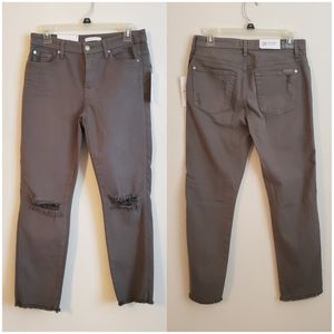 7 For All Mankind Timeless slim Straight Green Jeans